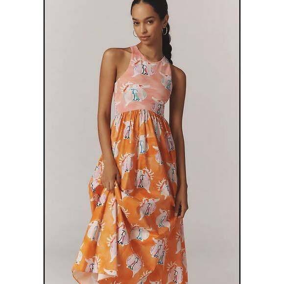 Anthropologie Rachel Antonoff Cockatoo Dress Medium - Picture 1 of 9
